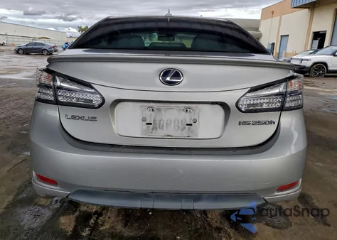2010 Lexus Hs 250H z USA, uszkodzony, nr VIN JTHBB1BA2A2021595